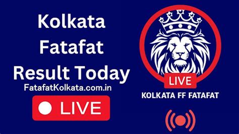 Kolkata Fatafat Tips by Ghosh Babu and Today’s Live Patti Chart.